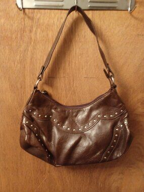 Cookie Shoulder Brown Purse